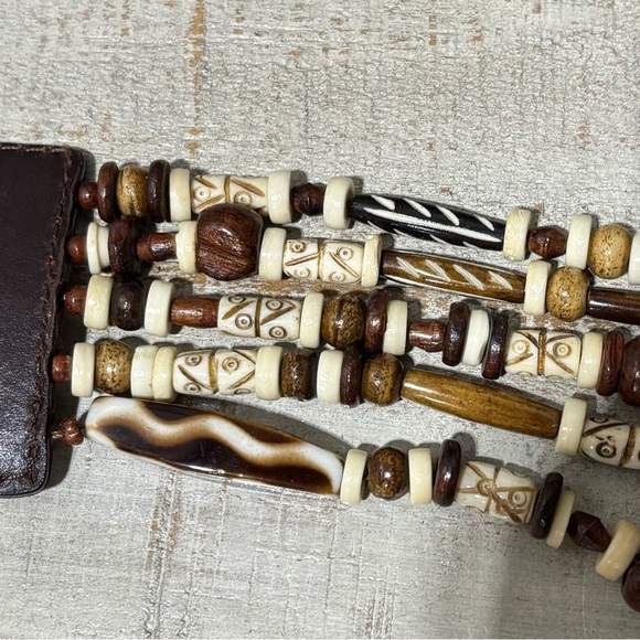 ❤️Chico’s Sacred Tribal Bead Belt-XL-XXL - Picture 4 of 5